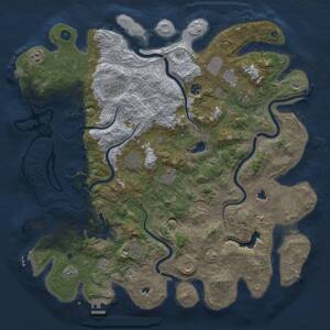 Thumbnail Rust Map: Procedural Map, Size: 4775, Seed: 1075609784, 17 Monuments