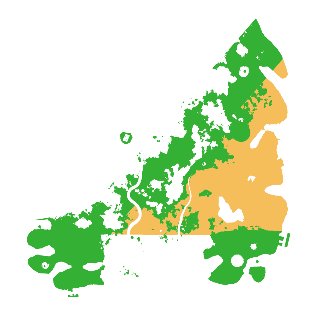 Biome Rust Map: Procedural Map, Size: 4500, Seed: 1541101886