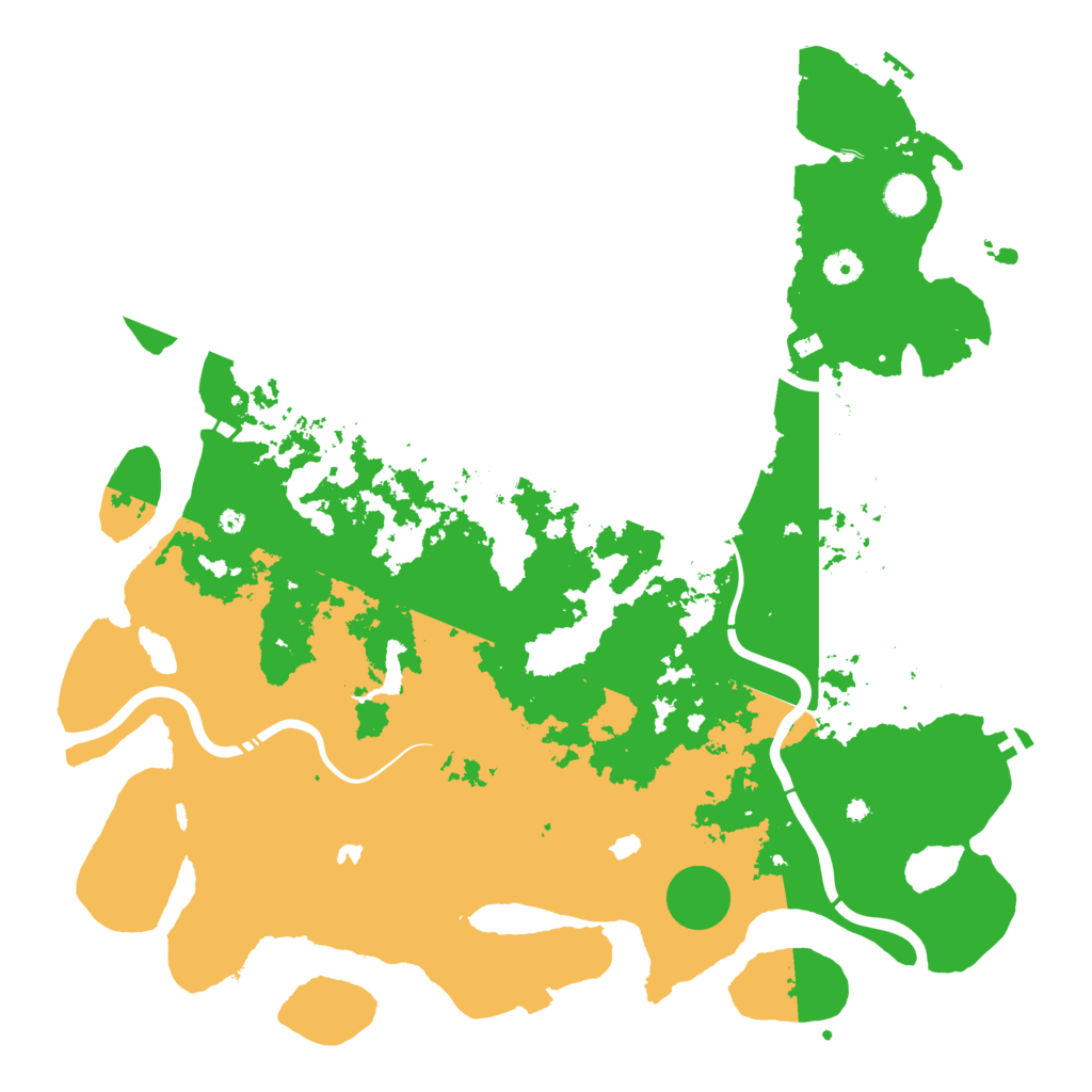 Biome Rust Map: Procedural Map, Size: 4500, Seed: 851895995