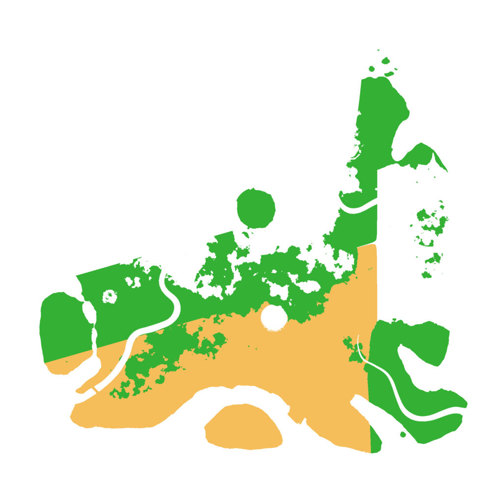 Biome Rust Map: Procedural Map, Size: 3500, Seed: 94610553