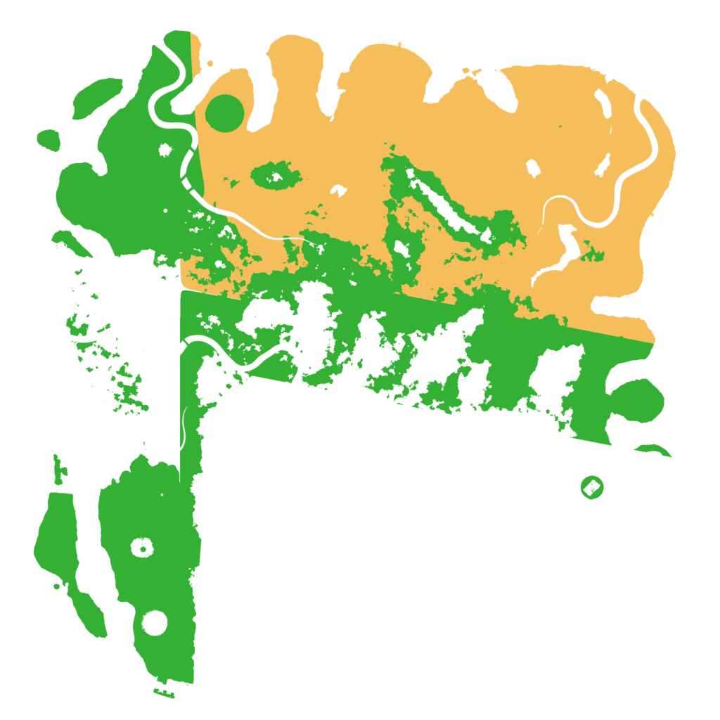 Biome Rust Map: Procedural Map, Size: 5000, Seed: 28631759