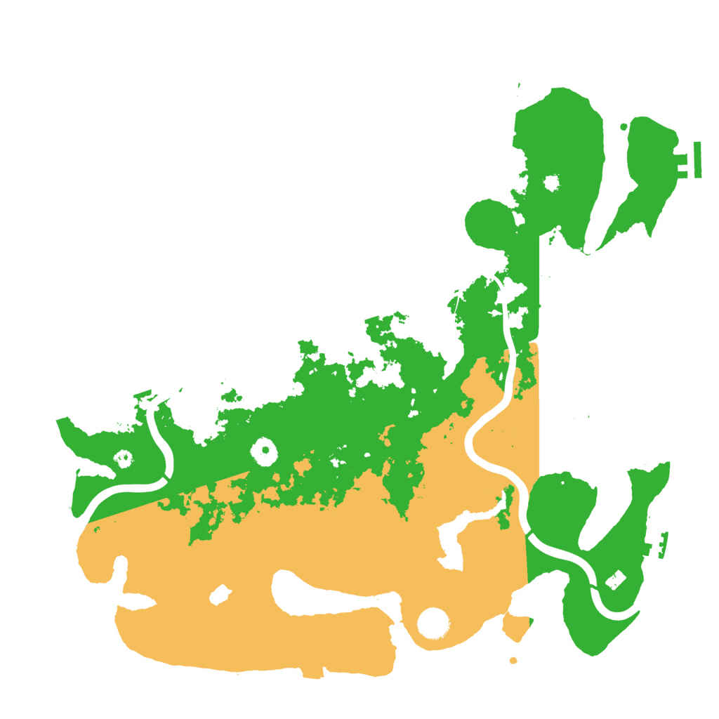 Biome Rust Map: Procedural Map, Size: 4000, Seed: 1355201152