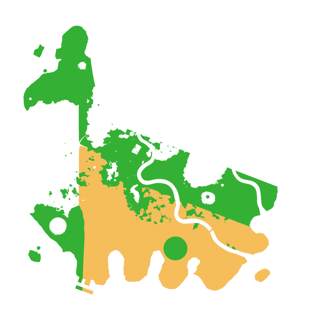 Biome Rust Map: Procedural Map, Size: 3500, Seed: 586553789