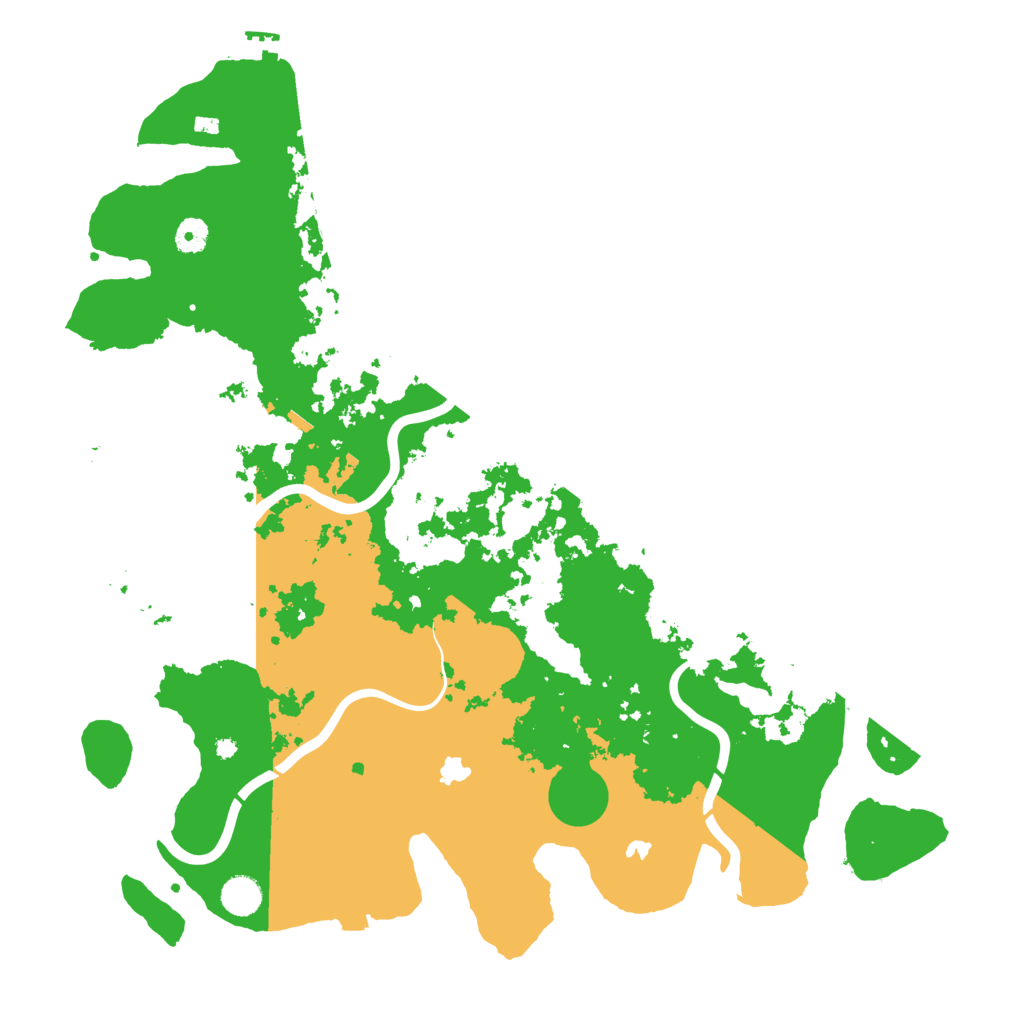 Biome Rust Map: Procedural Map, Size: 4500, Seed: 457332211