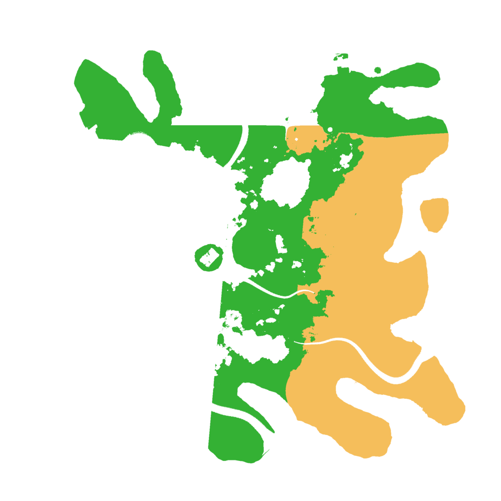 Biome Rust Map: Procedural Map, Size: 3000, Seed: 812625488