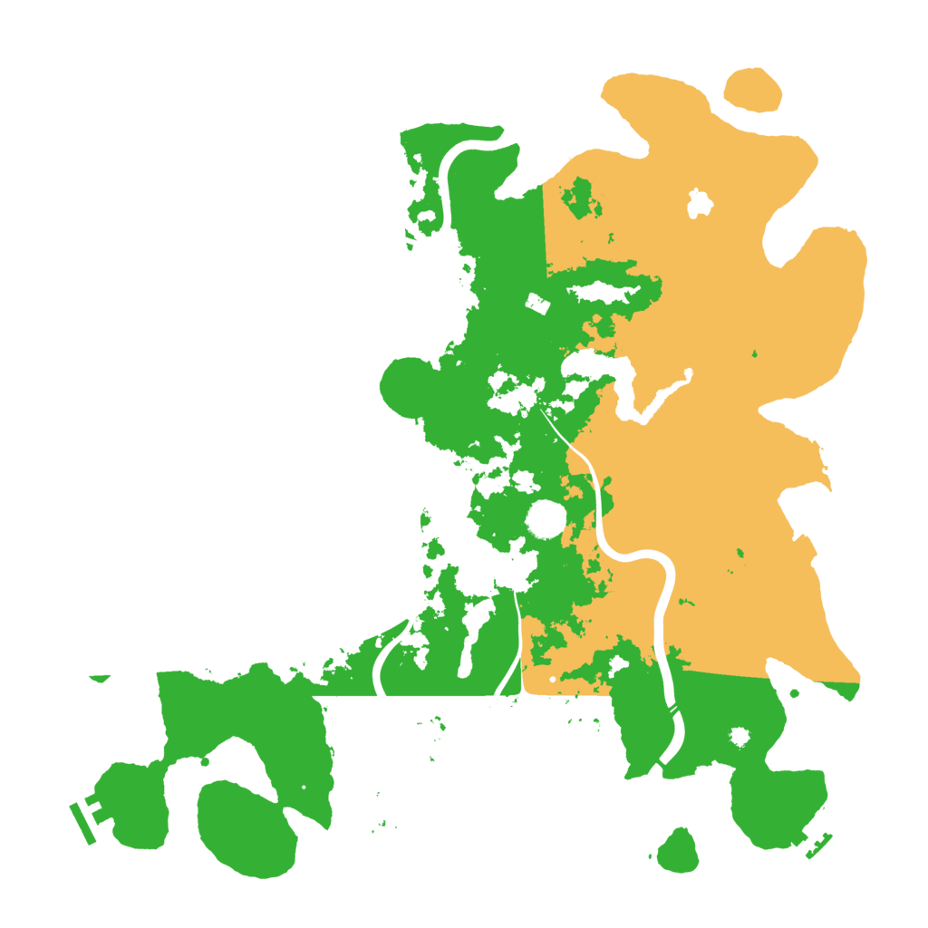Biome Rust Map: Procedural Map, Size: 4250, Seed: 290543249