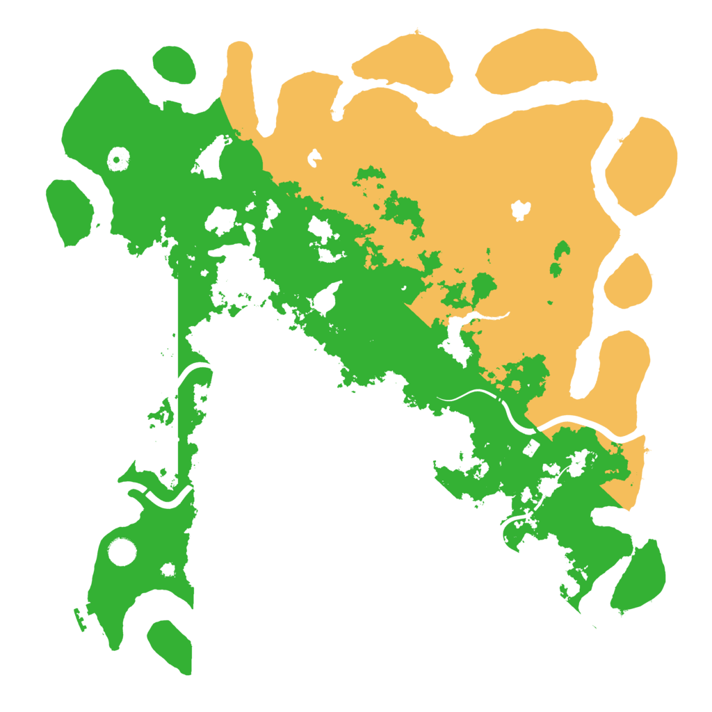 Biome Rust Map: Procedural Map, Size: 4500, Seed: 95128861