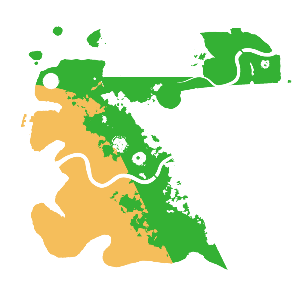 Biome Rust Map: Procedural Map, Size: 3500, Seed: 71800239