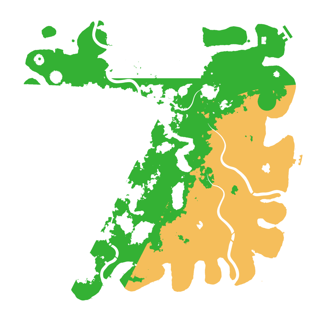 Biome Rust Map: Procedural Map, Size: 4500, Seed: 566832279