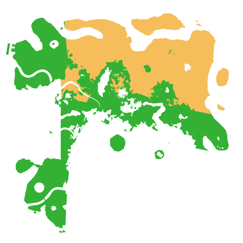 Biome Rust Map: Procedural Map, Size: 4300, Seed: 922167886