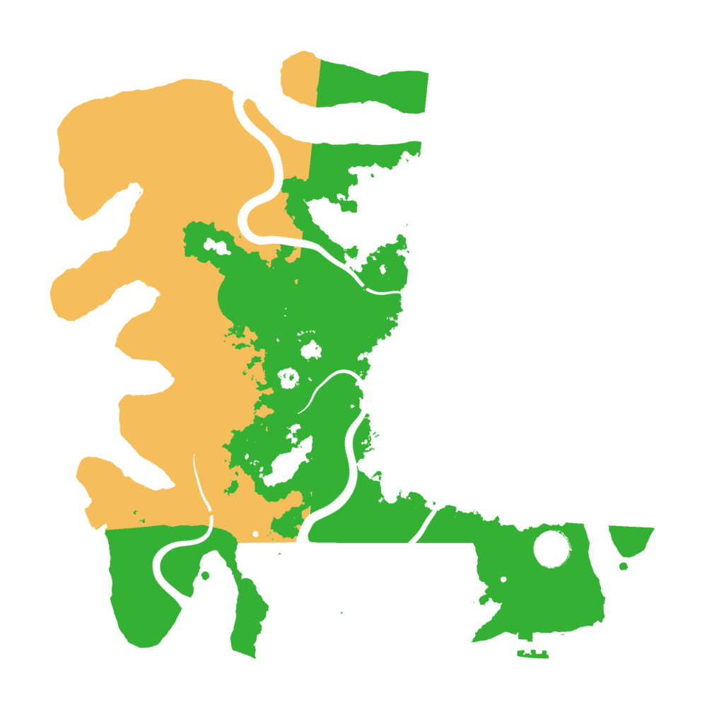 Biome Rust Map: Procedural Map, Size: 3500, Seed: 2112518040