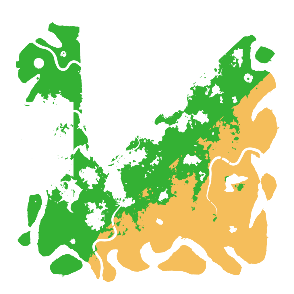 Biome Rust Map: Procedural Map, Size: 5000, Seed: 200169478