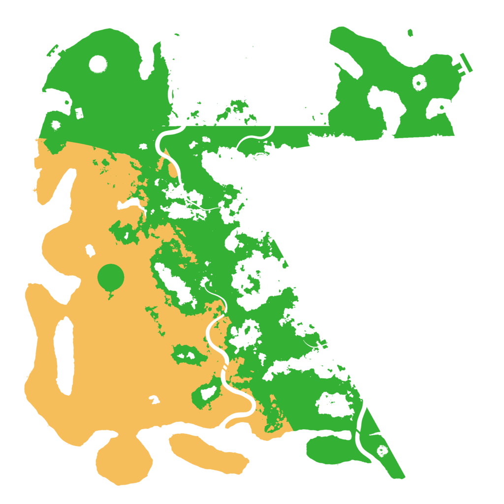 Biome Rust Map: Procedural Map, Size: 5000, Seed: 1601932239