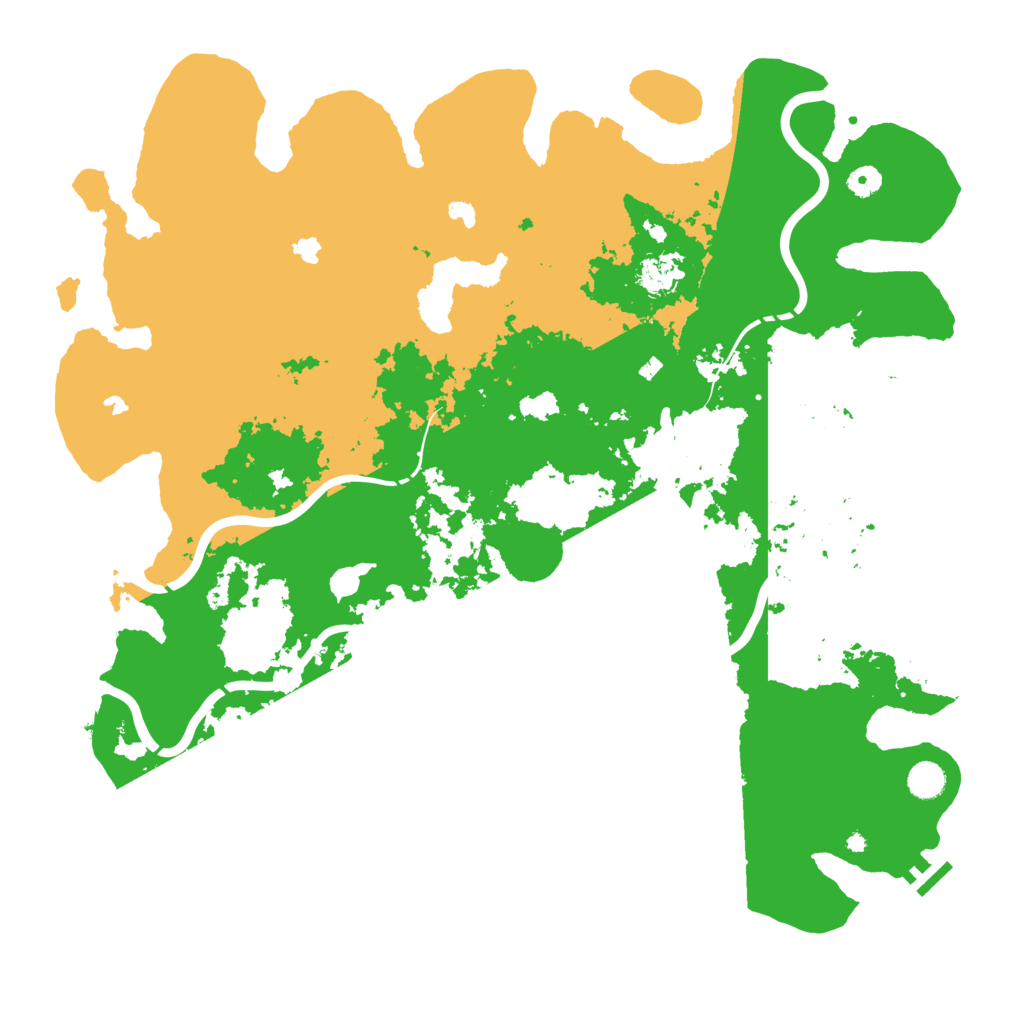 Biome Rust Map: Procedural Map, Size: 4800, Seed: 374263082
