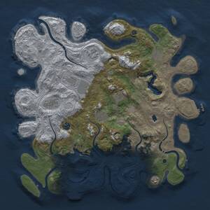 Thumbnail Rust Map: Procedural Map, Size: 4250, Seed: 1247514531, 15 Monuments