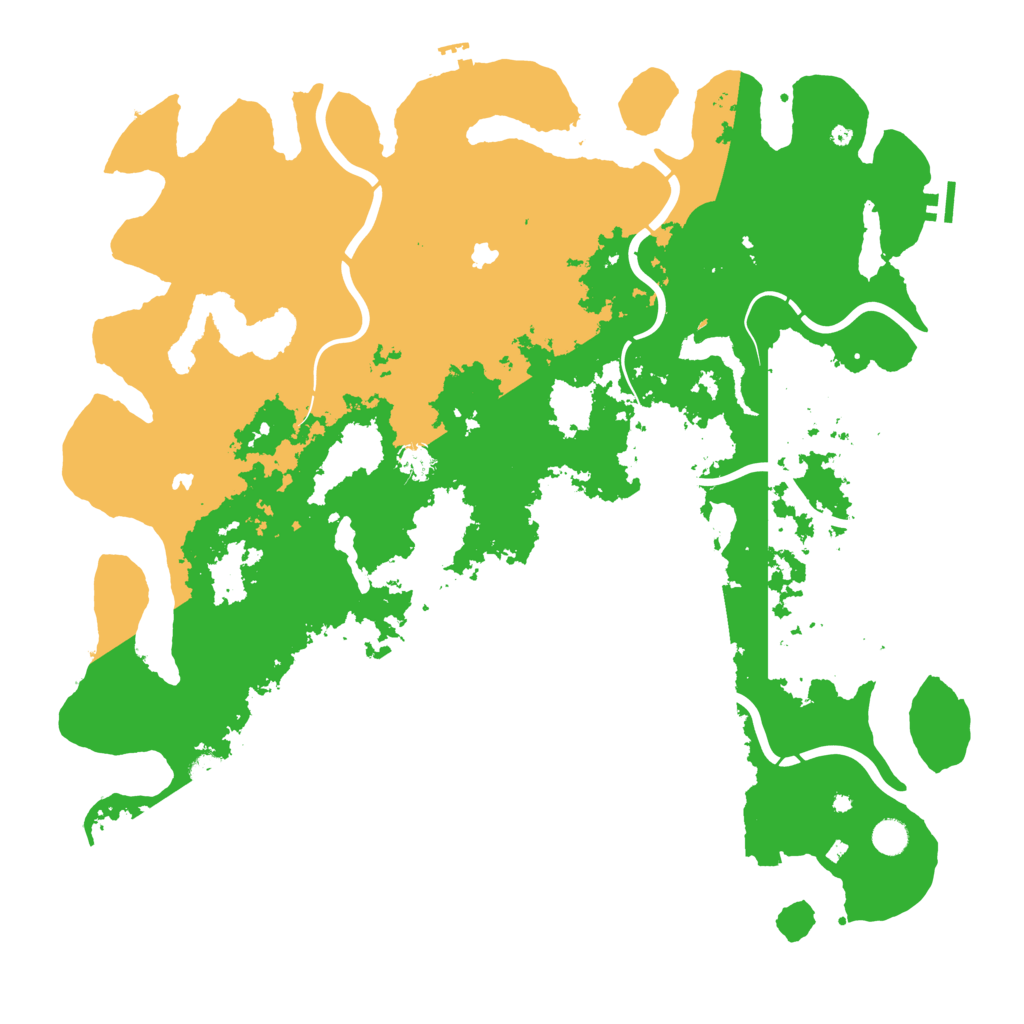 Biome Rust Map: Procedural Map, Size: 5000, Seed: 270939703