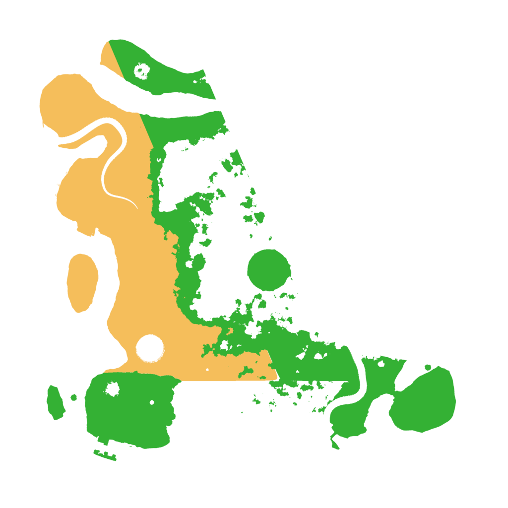Biome Rust Map: Procedural Map, Size: 3250, Seed: 6387