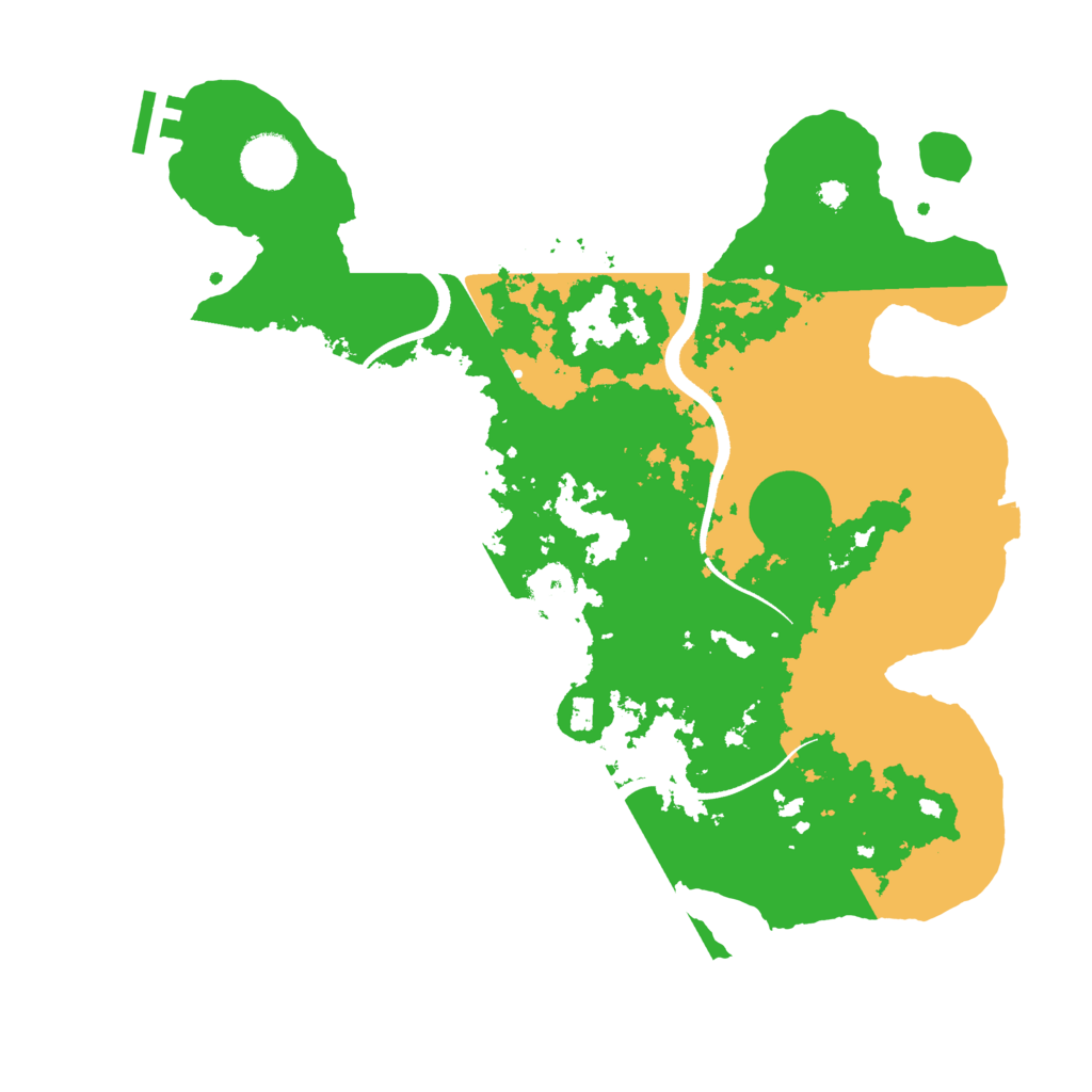 Biome Rust Map: Procedural Map, Size: 3500, Seed: 225773879