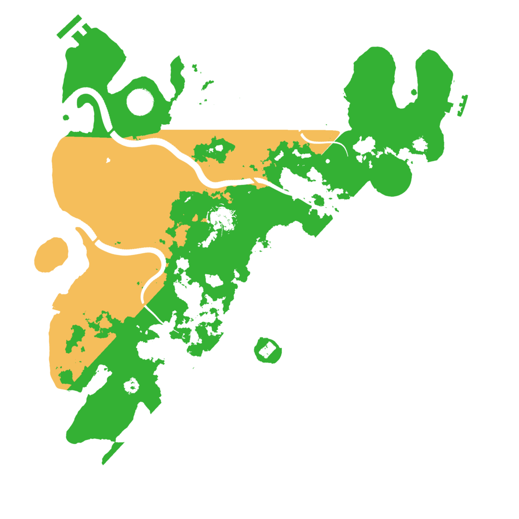 Biome Rust Map: Procedural Map, Size: 3500, Seed: 1675422924