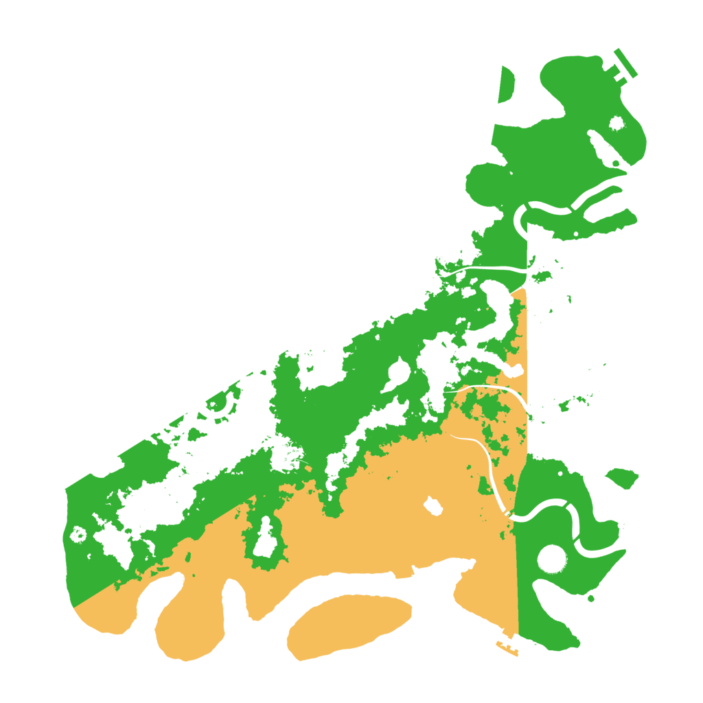 Biome Rust Map: Procedural Map, Size: 4300, Seed: 1659433445