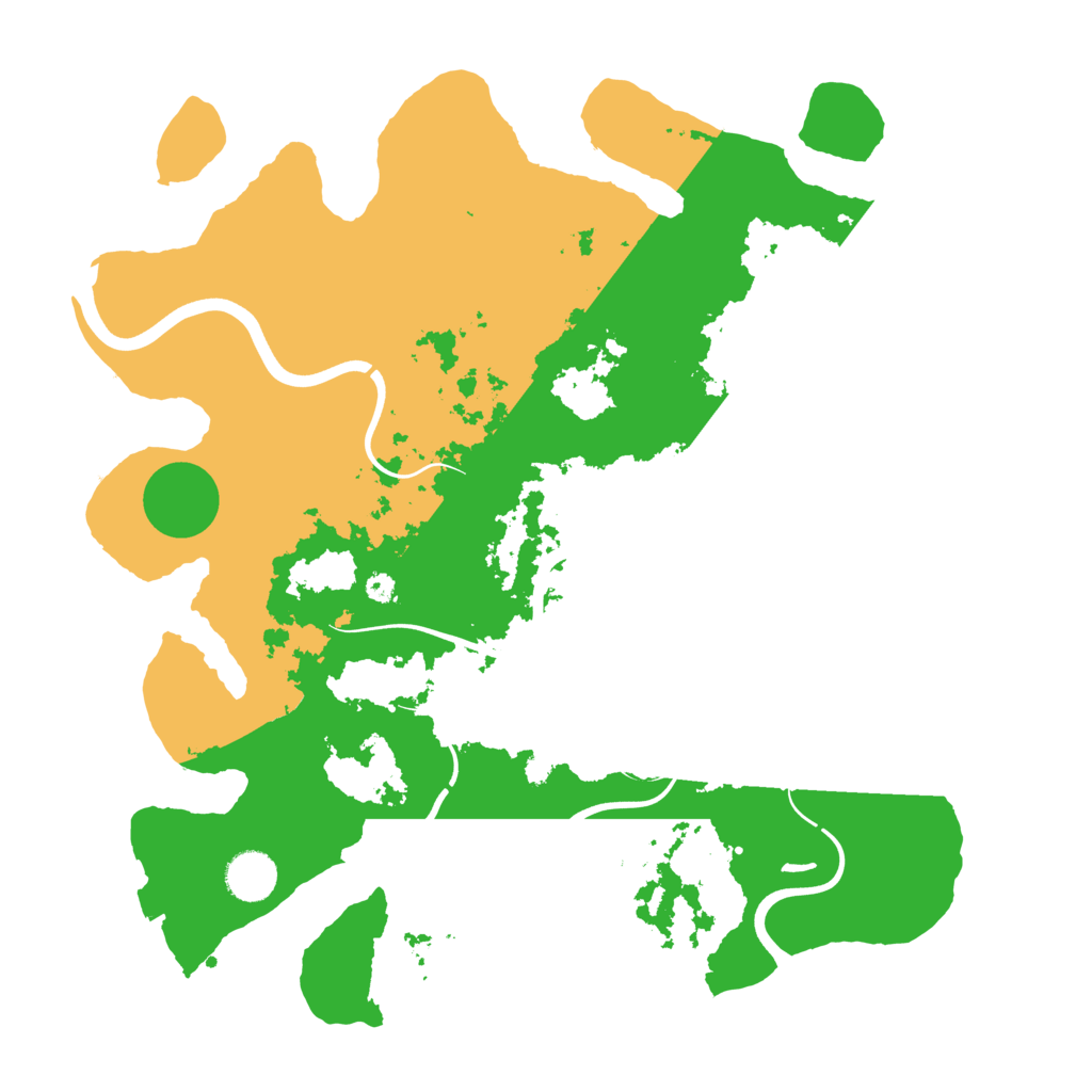 Biome Rust Map: Procedural Map, Size: 3800, Seed: 653121009