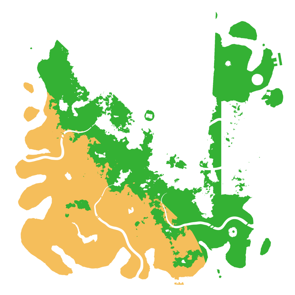 Biome Rust Map: Procedural Map, Size: 4800, Seed: 1981953981
