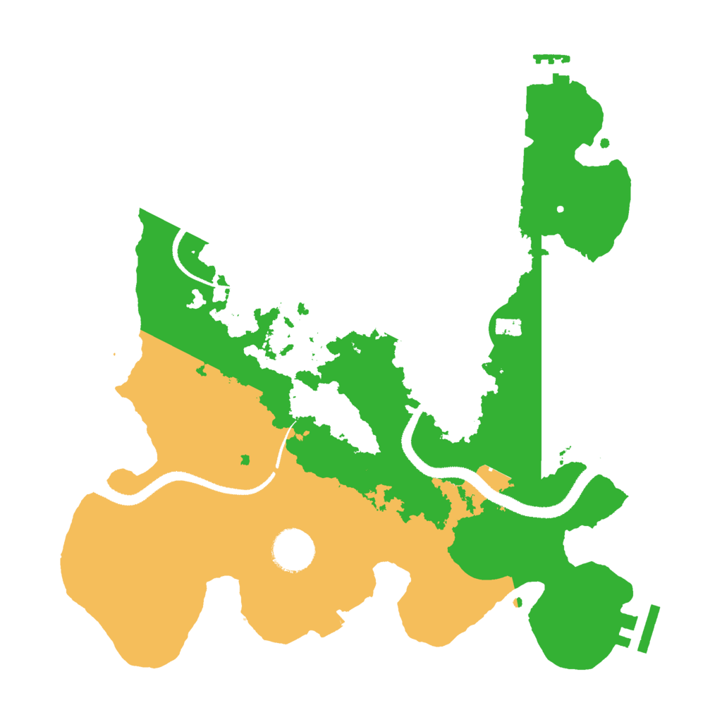Biome Rust Map: Procedural Map, Size: 3000, Seed: 4232323