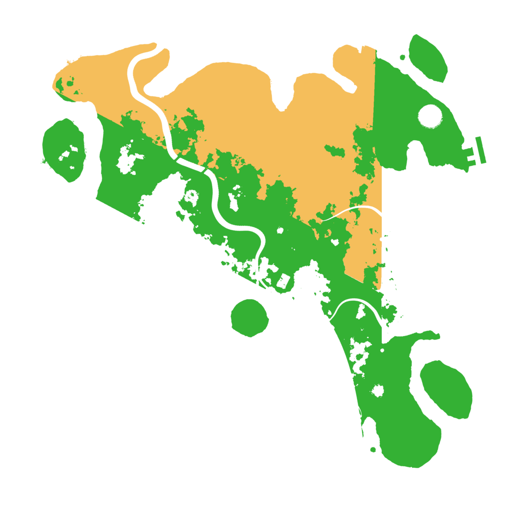 Biome Rust Map: Procedural Map, Size: 3800, Seed: 1801270785