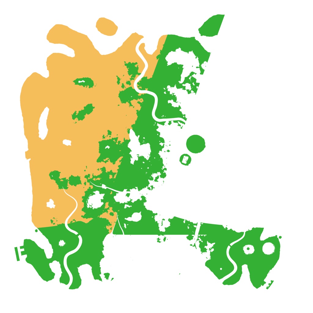 Biome Rust Map: Procedural Map, Size: 4500, Seed: 1623710603