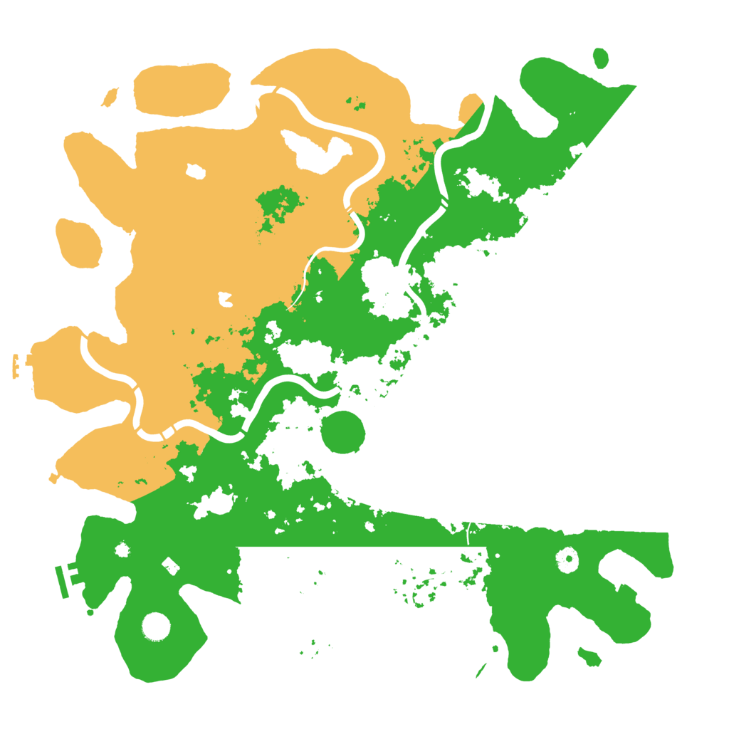 Biome Rust Map: Procedural Map, Size: 4500, Seed: 360817177