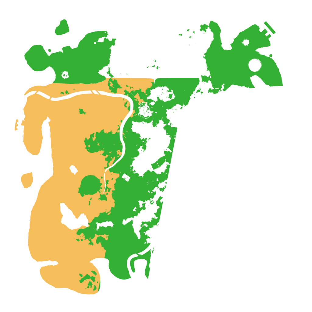 Biome Rust Map: Procedural Map, Size: 4250, Seed: 4516433