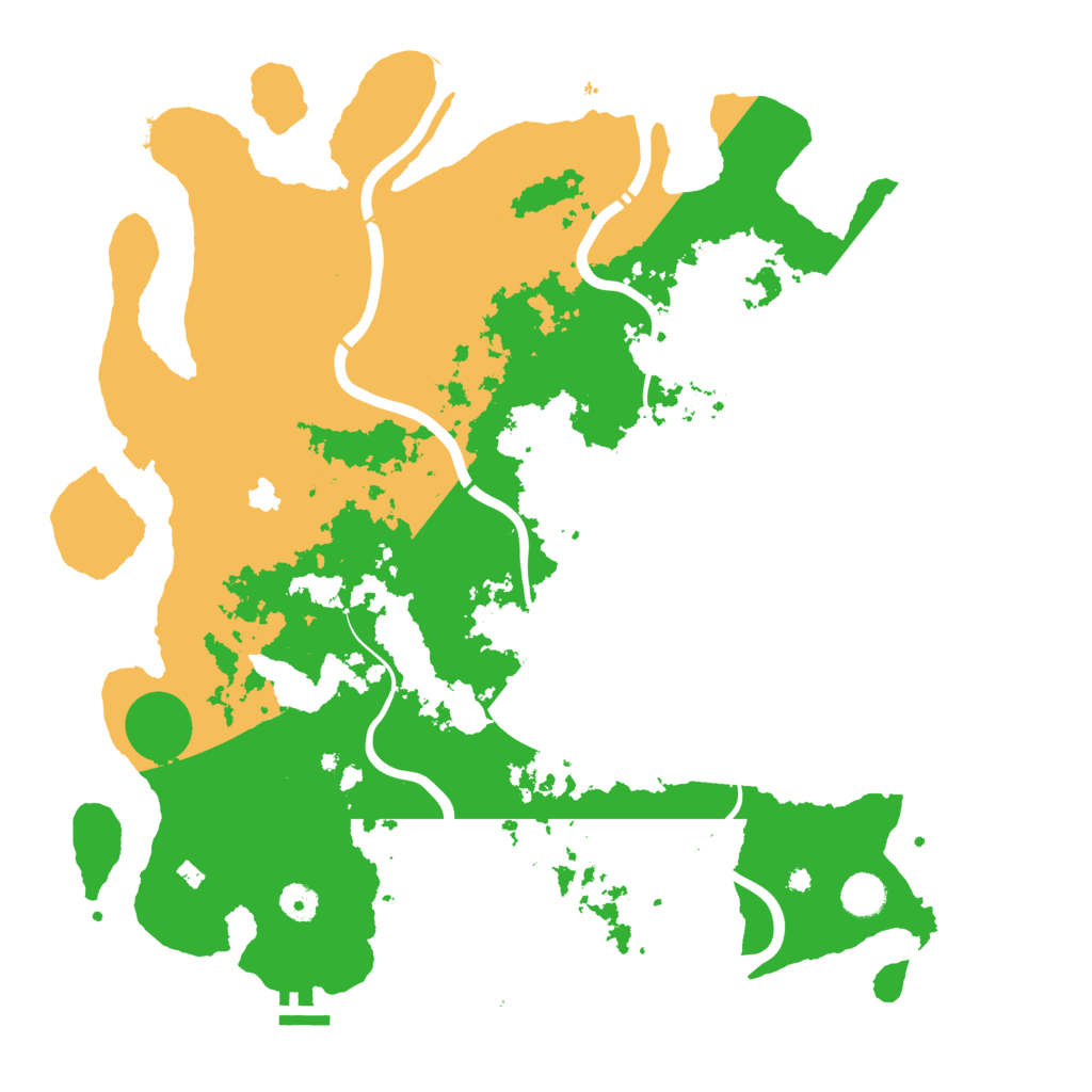 Biome Rust Map: Procedural Map, Size: 4350, Seed: 2072026