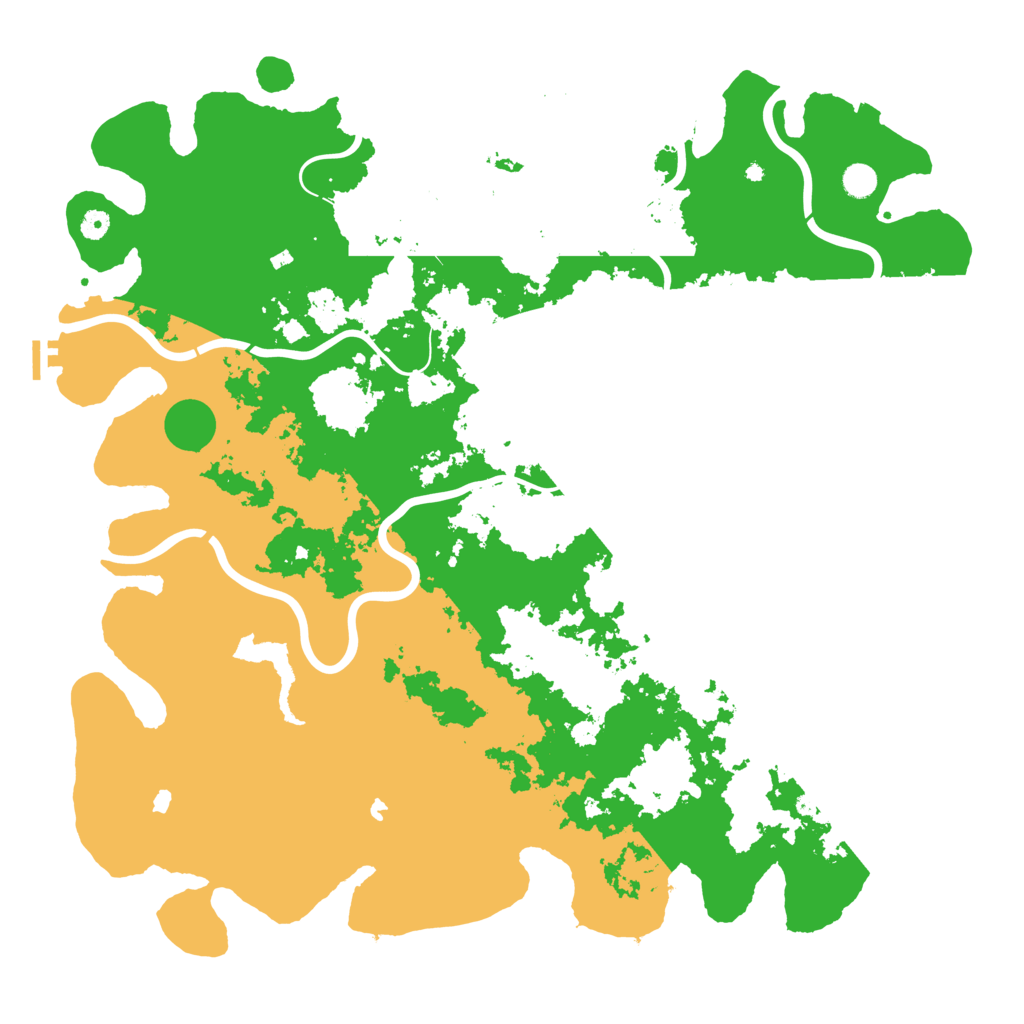 Biome Rust Map: Procedural Map, Size: 5250, Seed: 704416686