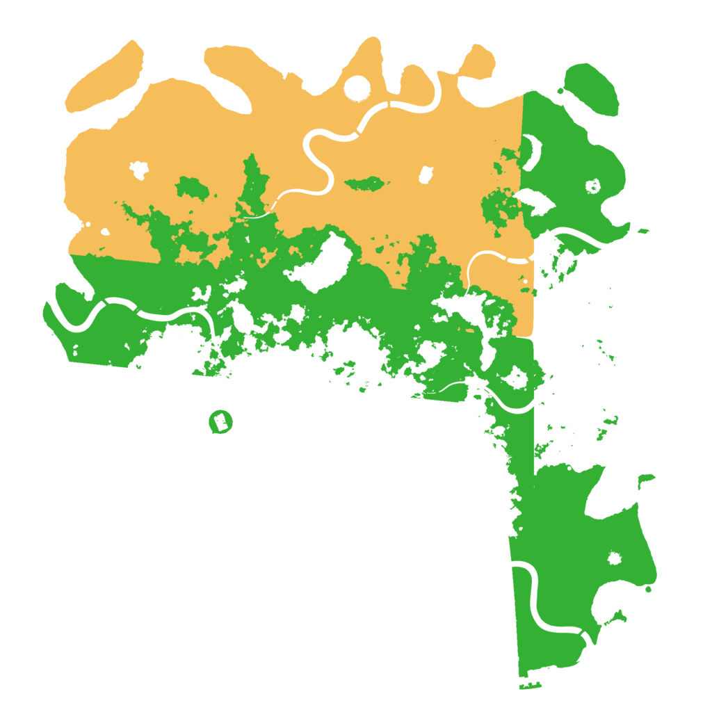 Biome Rust Map: Procedural Map, Size: 4800, Seed: 33098582