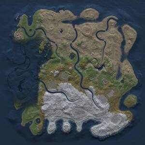 Thumbnail Rust Map: Procedural Map, Size: 4250, Seed: 1441060491, 16 Monuments