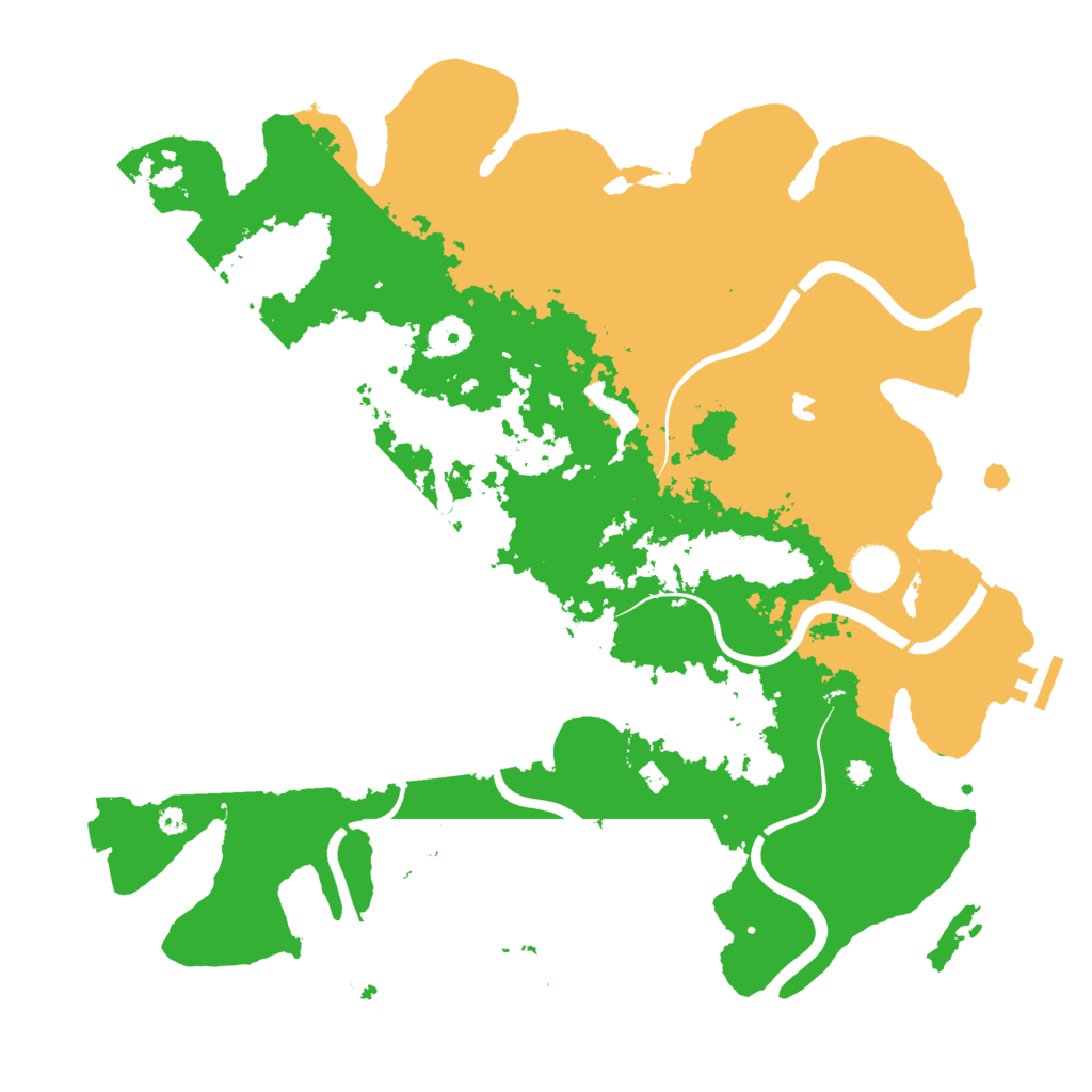 Biome Rust Map: Procedural Map, Size: 4000, Seed: 1783123328