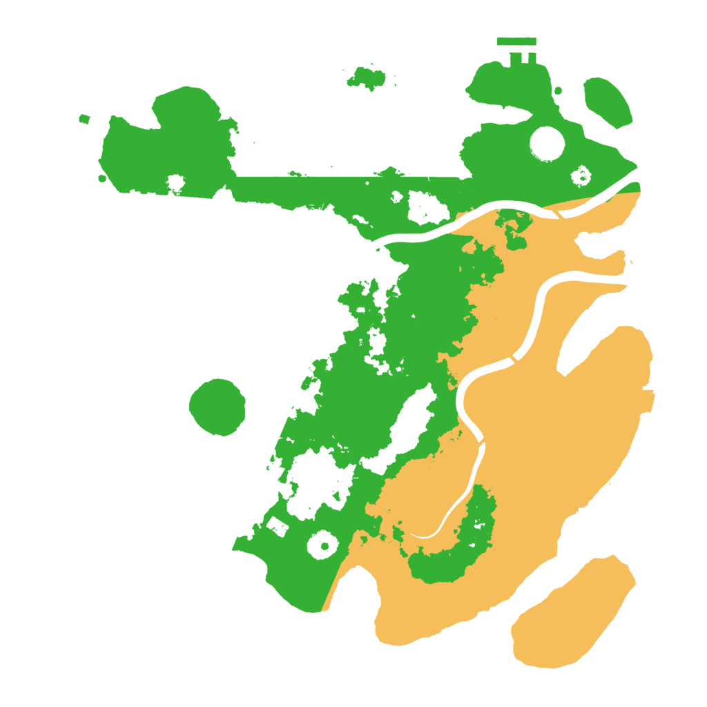 Biome Rust Map: Procedural Map, Size: 3650, Seed: 60119057