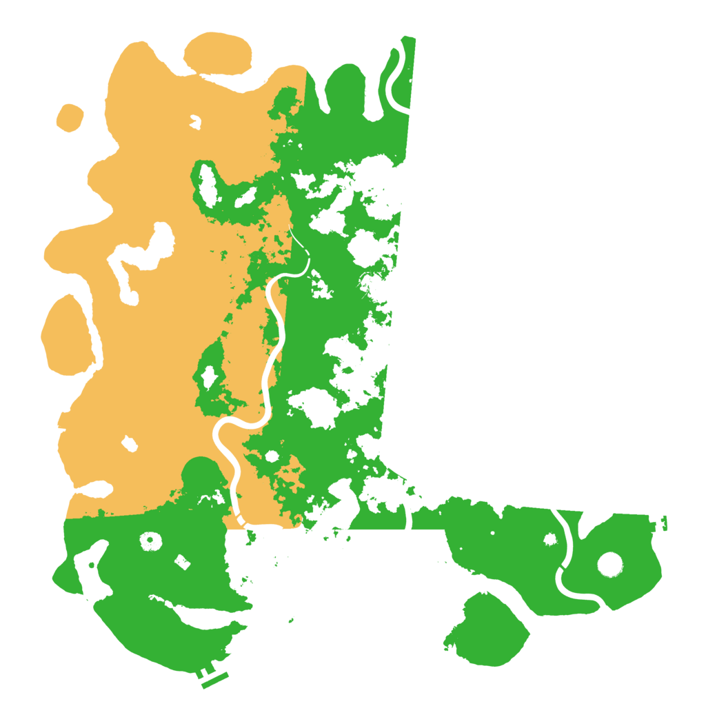 Biome Rust Map: Procedural Map, Size: 5000, Seed: 1789967633