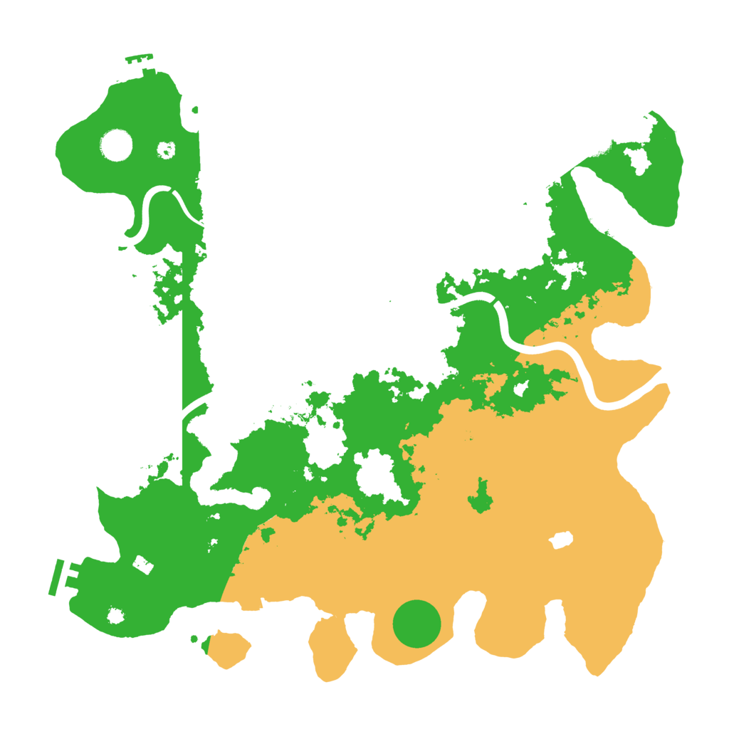 Biome Rust Map: Procedural Map, Size: 4000, Seed: 1868232452