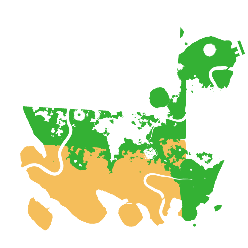 Biome Rust Map: Procedural Map, Size: 3500, Seed: 1010418477