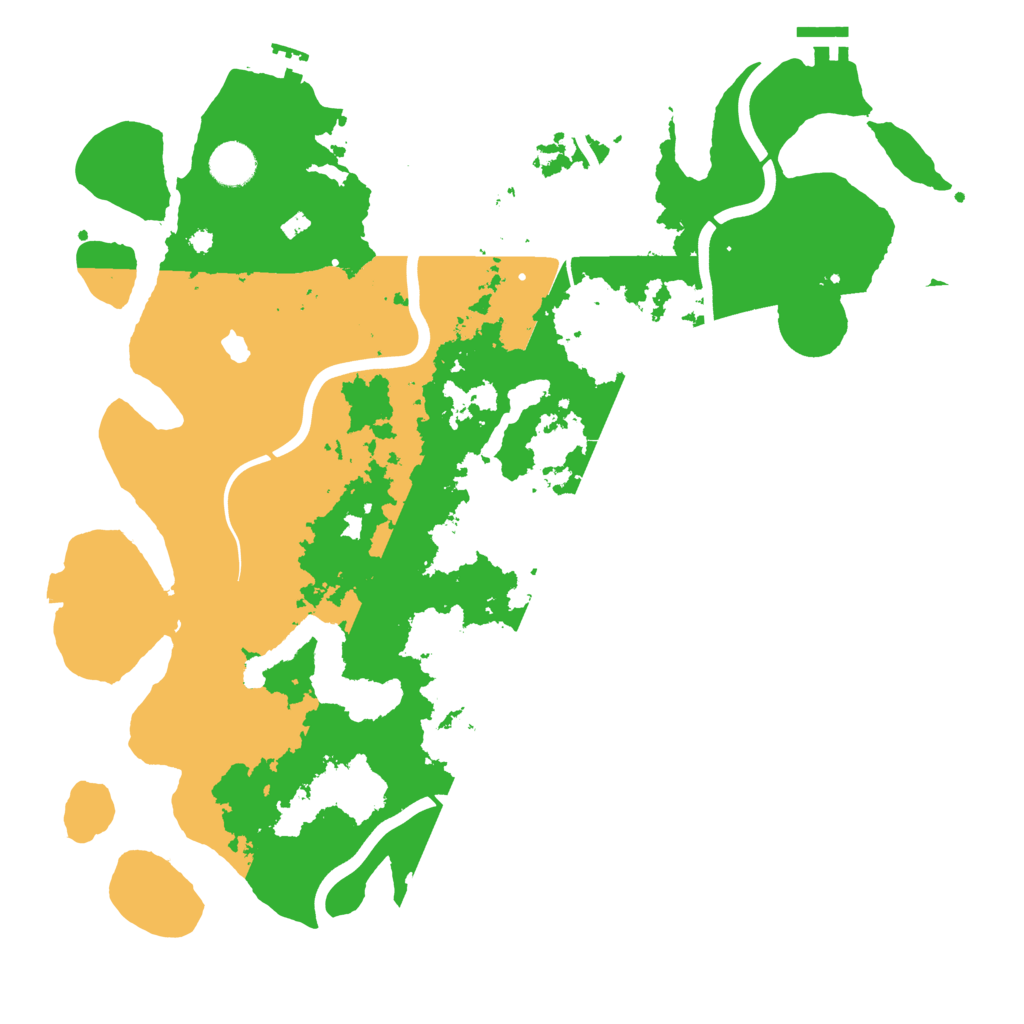 Biome Rust Map: Procedural Map, Size: 4000, Seed: 1054657600