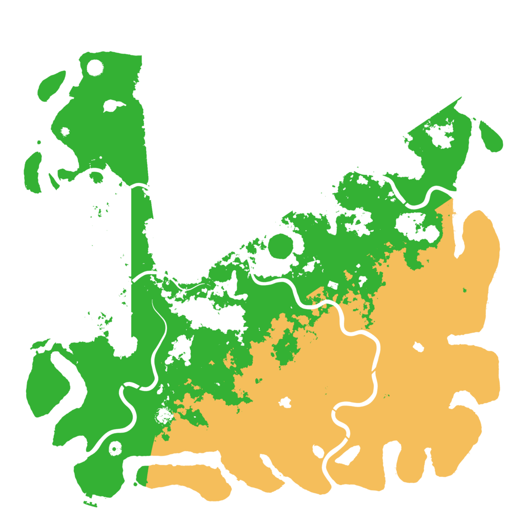 Biome Rust Map: Procedural Map, Size: 5600, Seed: 1988800093