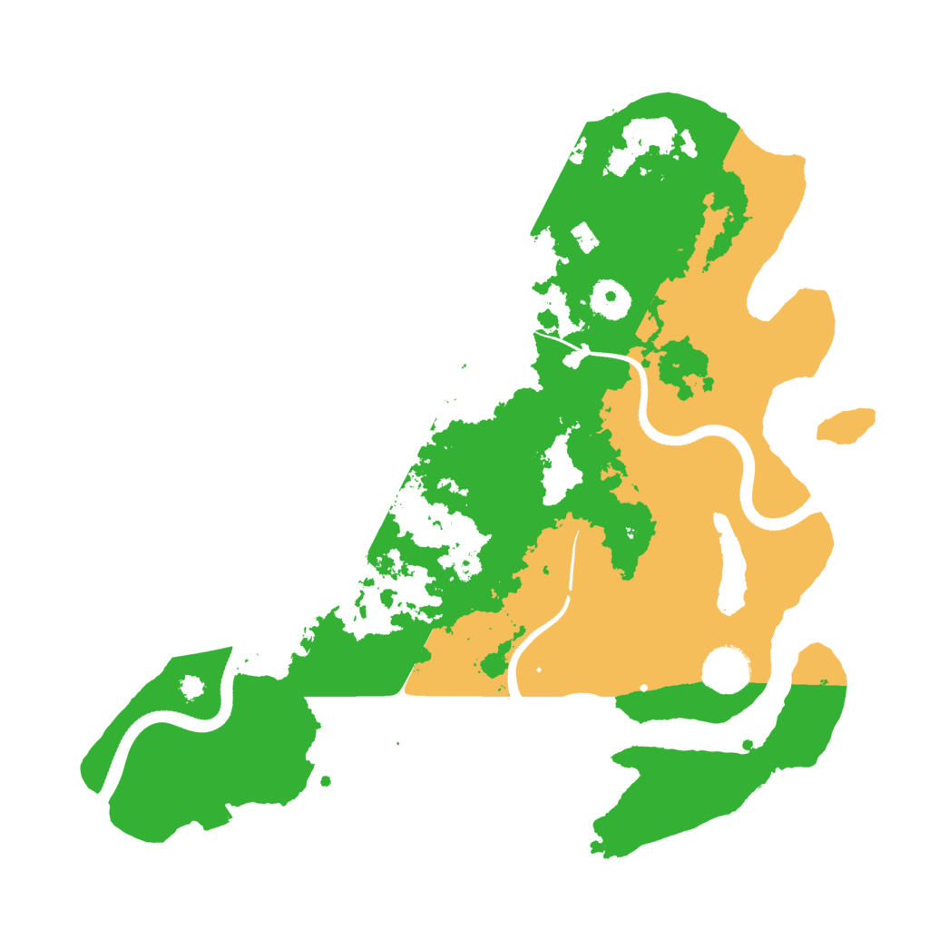 Biome Rust Map: Procedural Map, Size: 3500, Seed: 2142871304
