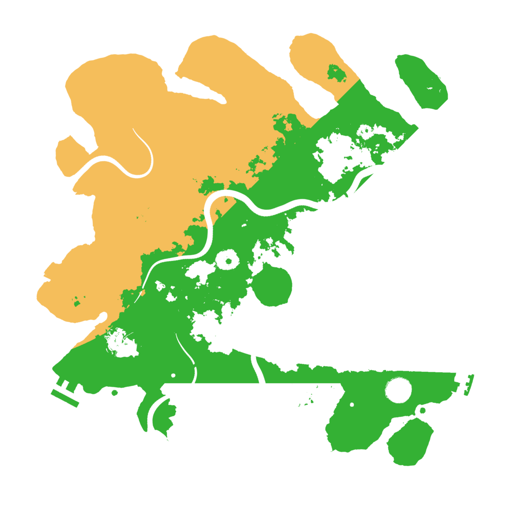 Biome Rust Map: Procedural Map, Size: 3500, Seed: 1411985608