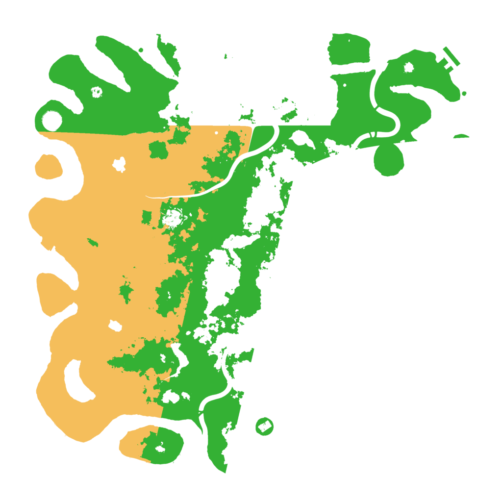 Biome Rust Map: Procedural Map, Size: 4500, Seed: 553660652