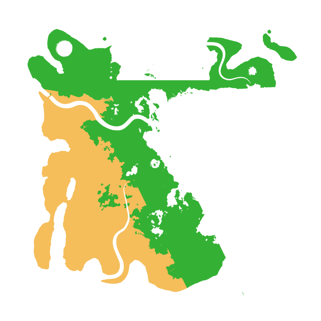 Biome Rust Map: Procedural Map, Size: 3500, Seed: 1220645595