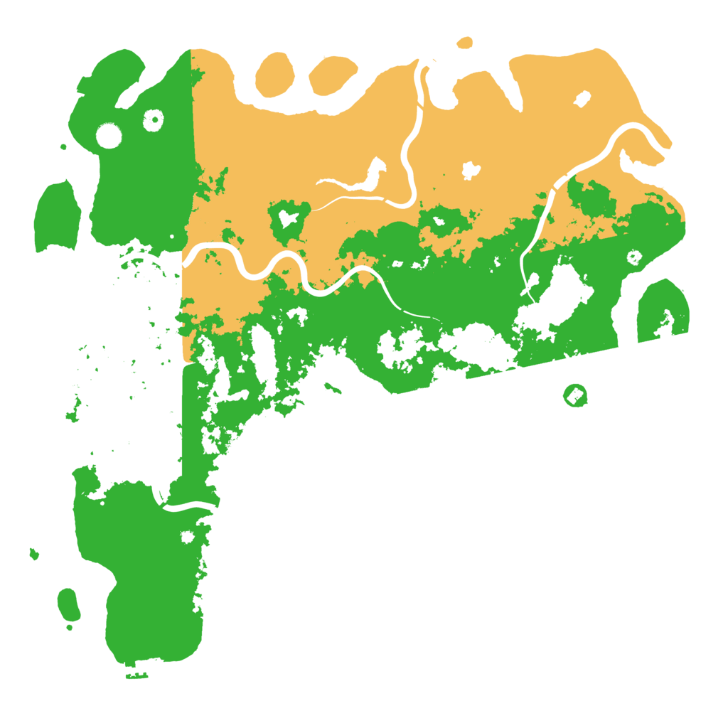 Biome Rust Map: Procedural Map, Size: 5000, Seed: 32824387