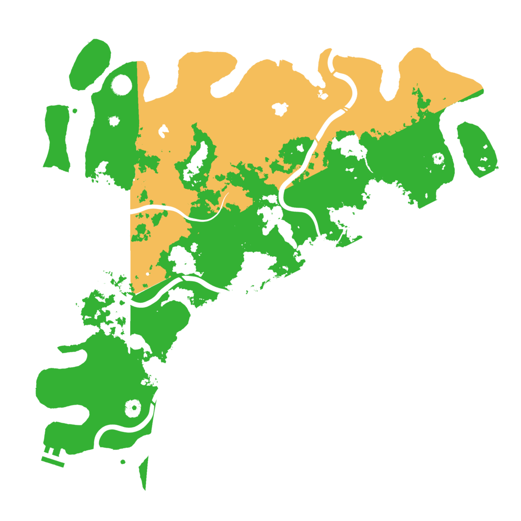 Biome Rust Map: Procedural Map, Size: 4500, Seed: 284