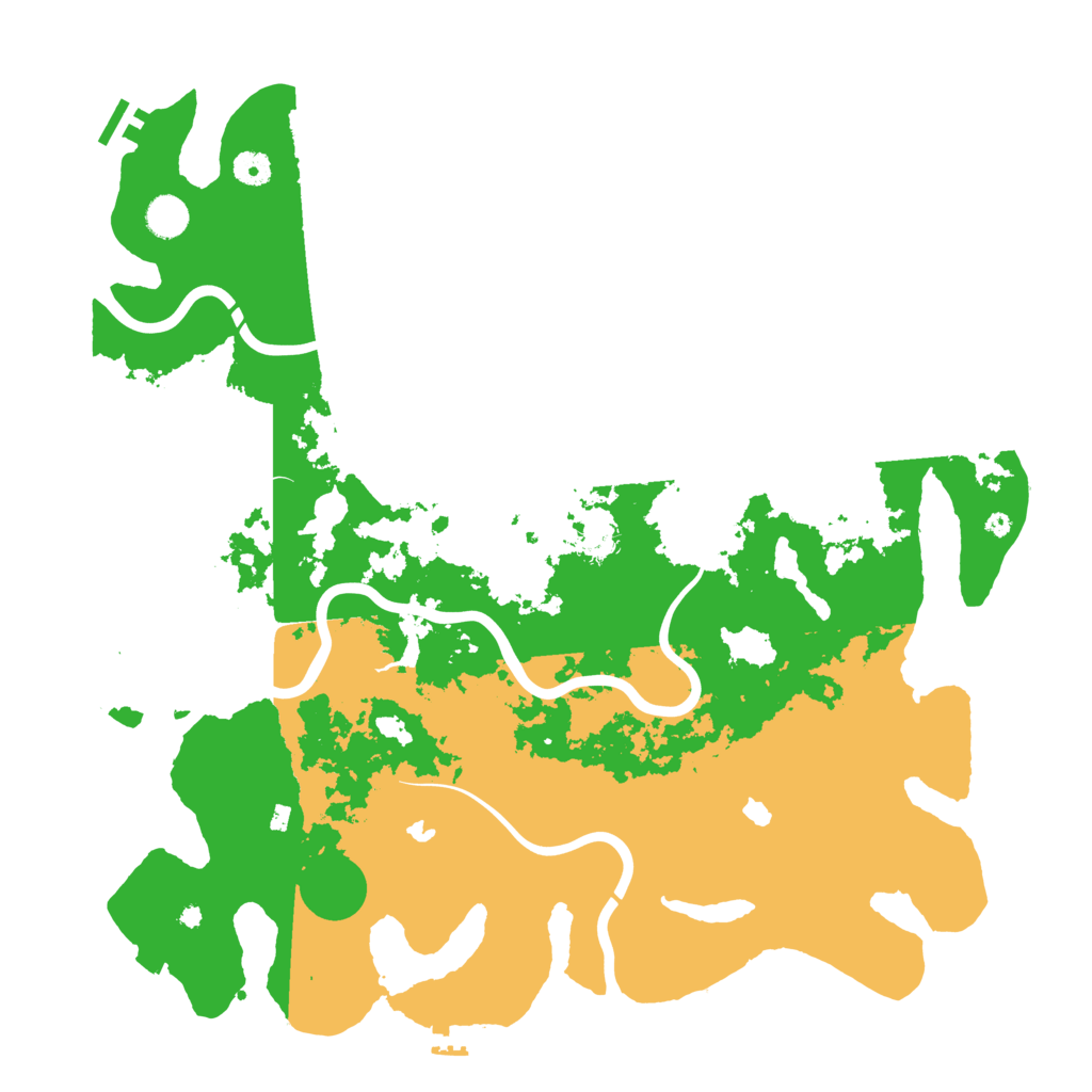 Biome Rust Map: Procedural Map, Size: 4500, Seed: 313519136