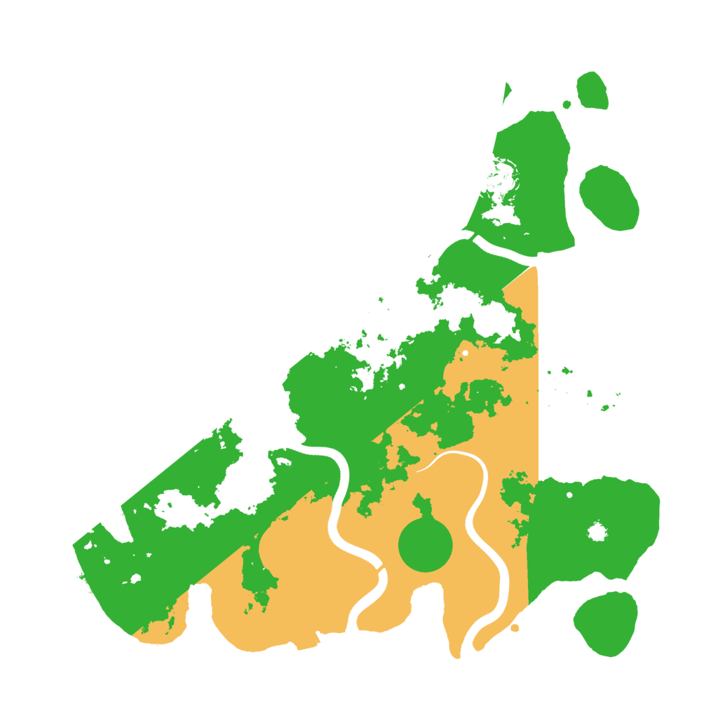 Biome Rust Map: Procedural Map, Size: 3500, Seed: 2014715955